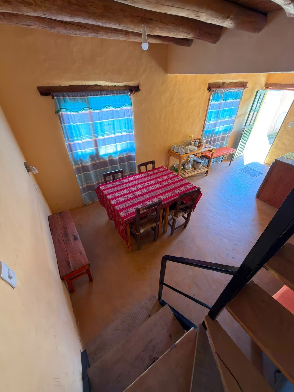 Interior del dúplex Inti, Casa Amarilla Tilcara